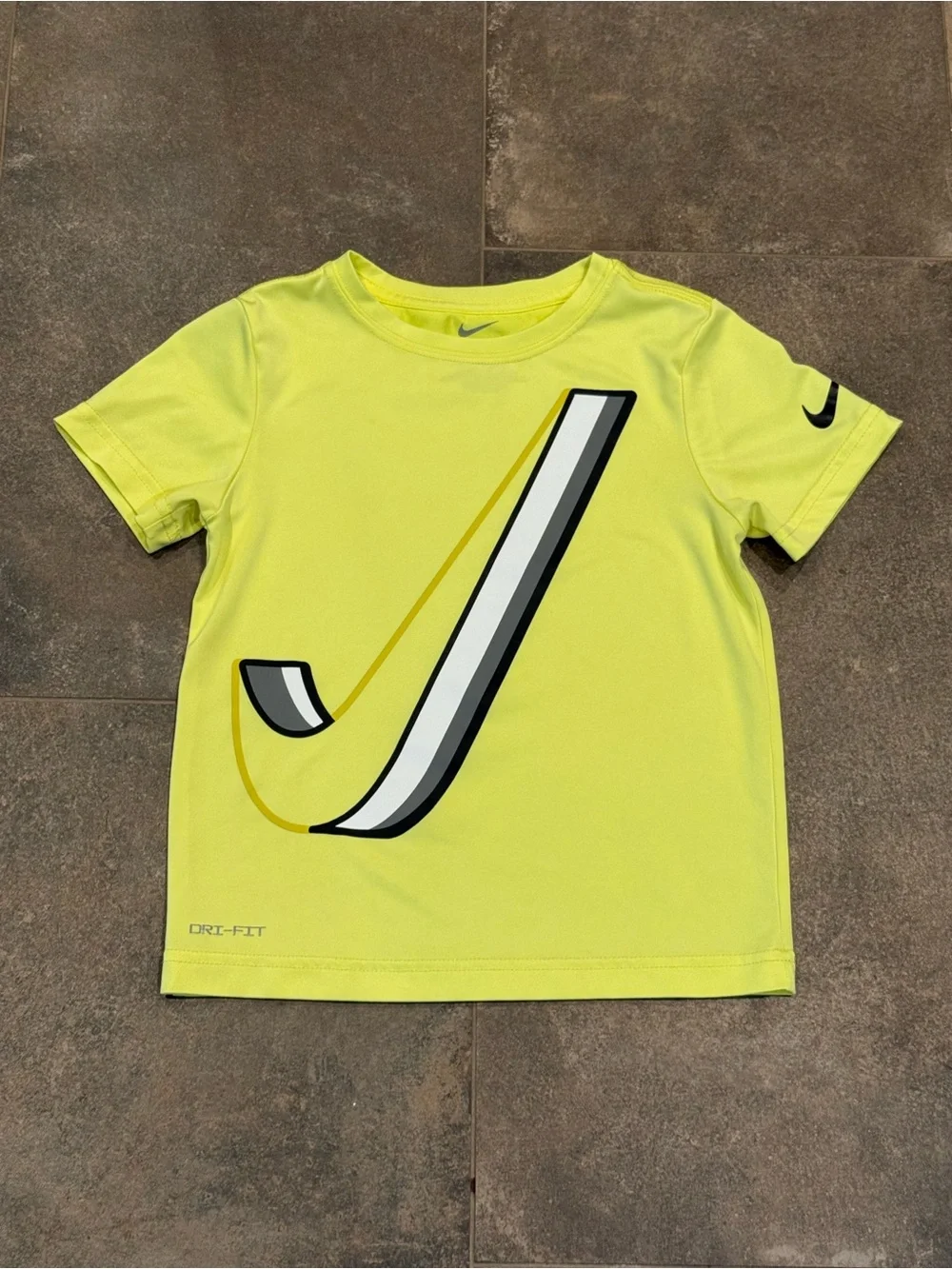 Nike Dri-Fit Yellow & Gray Athletic Set